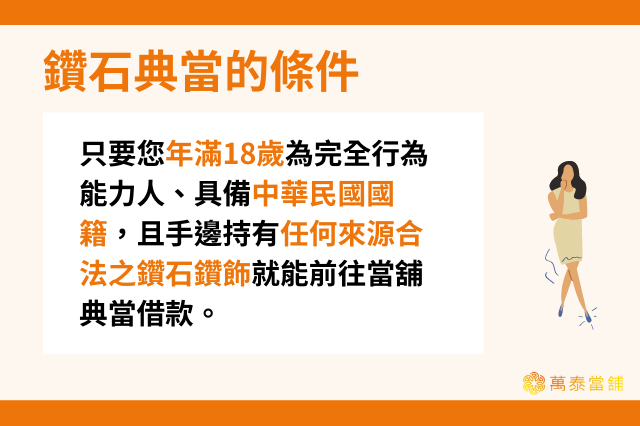 鑽石典當的條件是什麼